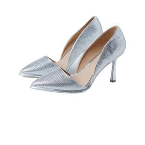 MIA Ciana Silver Rhinestone Heels Pump Size 7.5 New